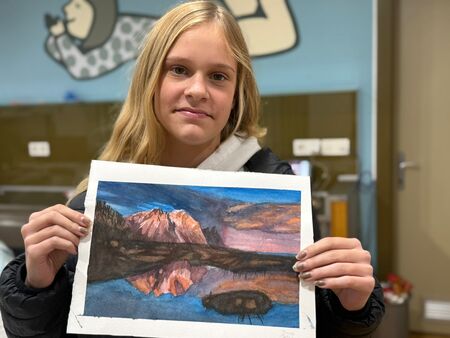 13 Učenci z izdelki